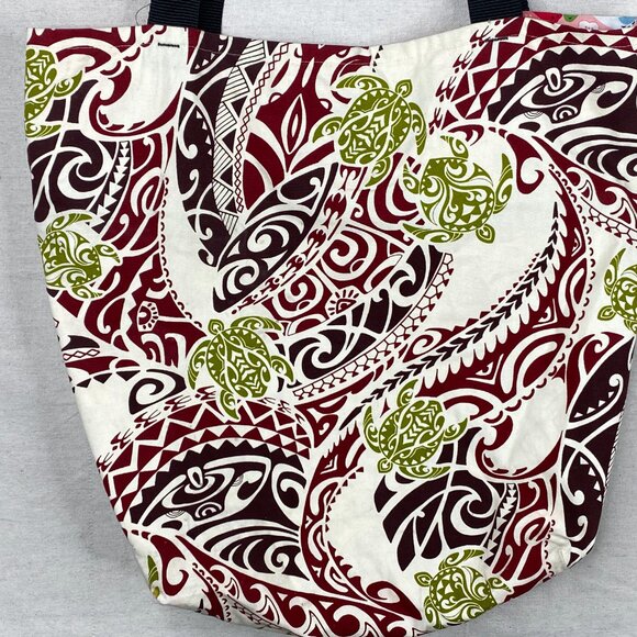 Tote Bag Sushi Sea Turtle Reversible Designs Local Design Made in Hawaii - Picture 11 of 12